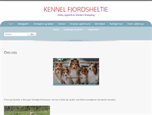 Tablet Screenshot of fjordsheltie.com